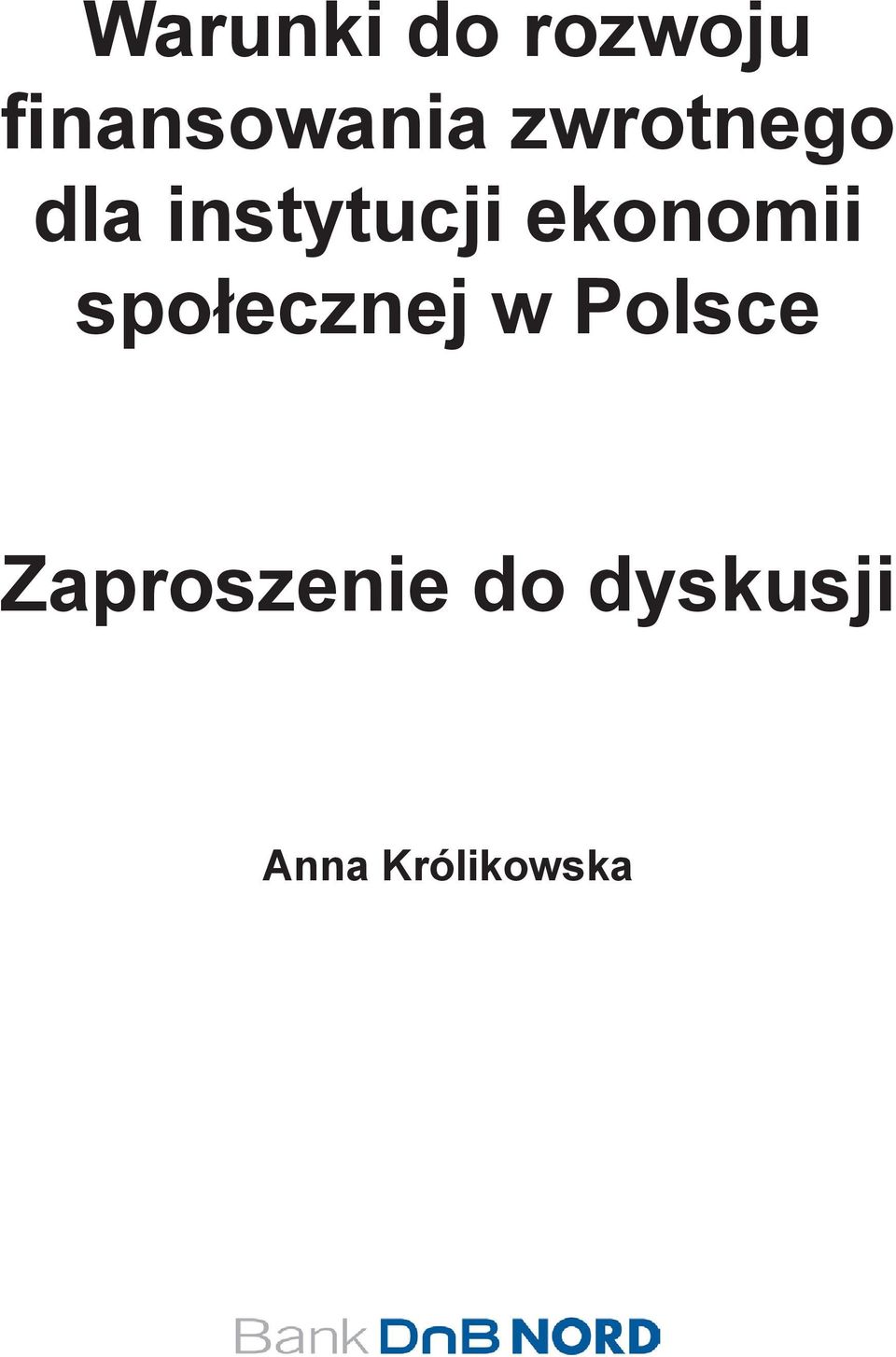 ekonomii społecznej w Polsce