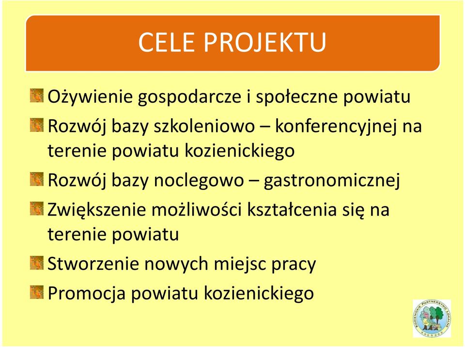 noclegowo gastronomicznej Zwiększenie możliwości kształcenia się na