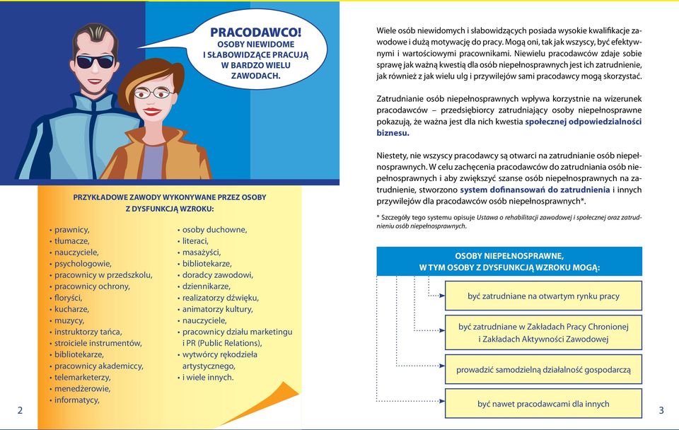 Niewielu pracodawców zdaje sobie sprawę jak ważną kwestią dla osób niepełnosprawnych jest ich zatrudnienie, jak również z jak wielu ulg i przywilejów sami pracodawcy mogą skorzystać.