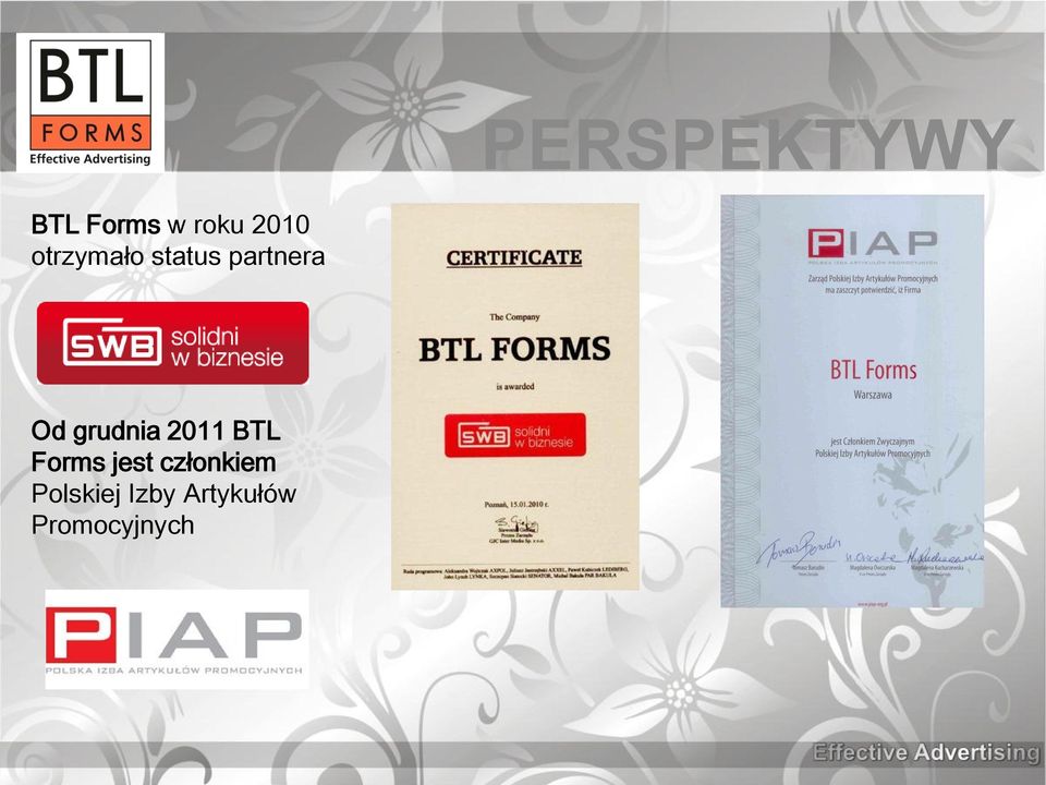 grudnia 2011 BTL Forms jest