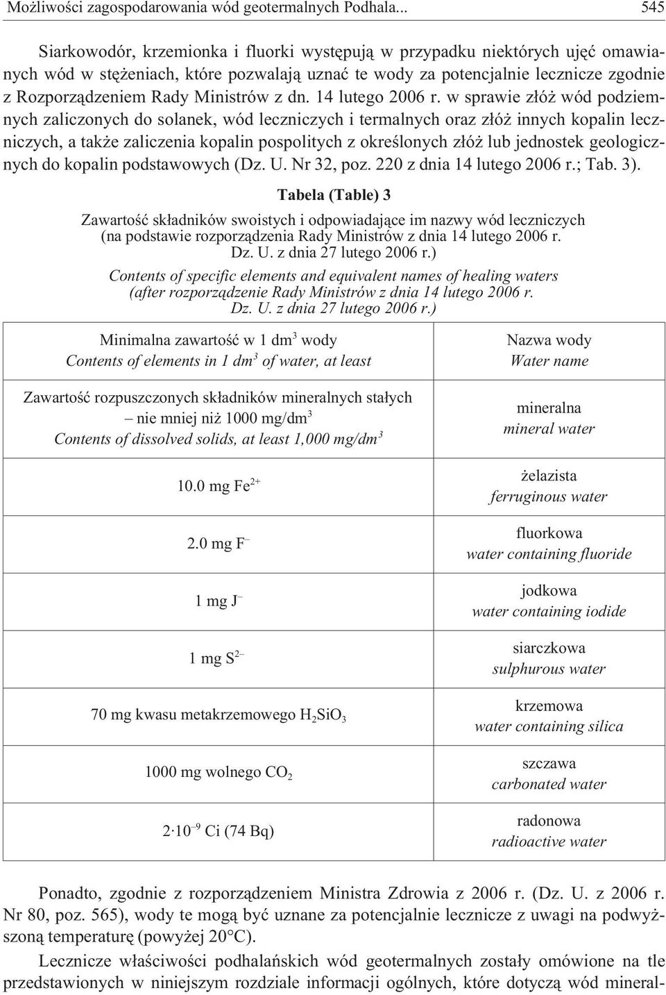 Ministrów z dn. 14 lutego 2006 r.