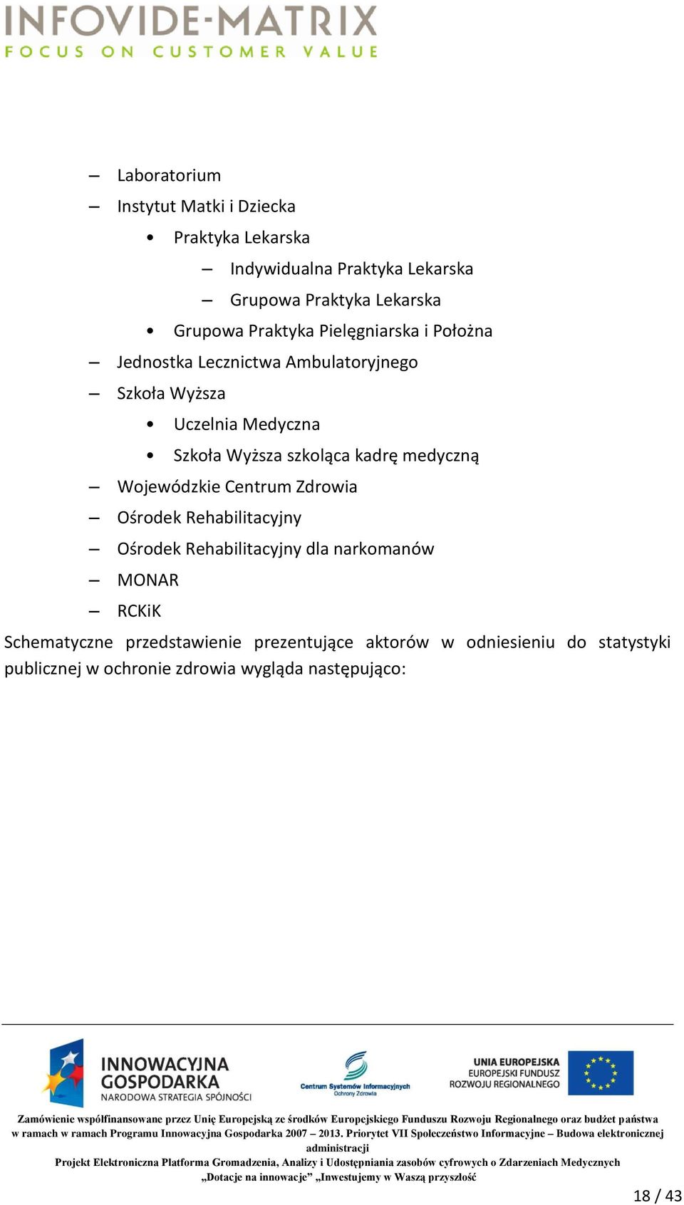 kadrę medyczną Wojewódzkie Centrum Zdrowia Ośrodek Rehabilitacyjny Ośrodek Rehabilitacyjny dla narkomanów MONAR RCKiK