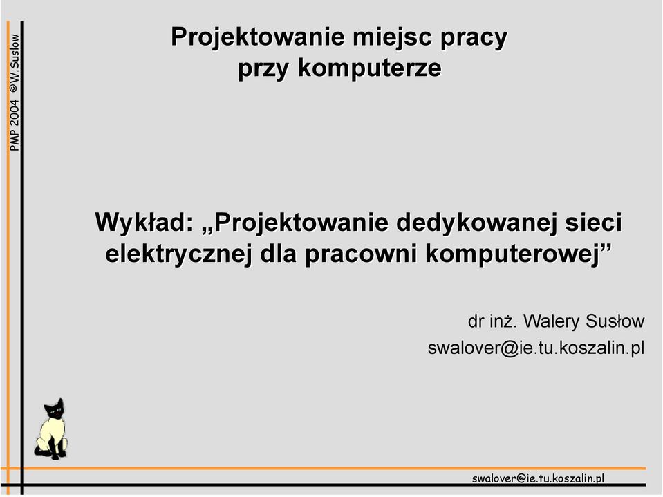 dedykowanej sieci elektrycznej dla