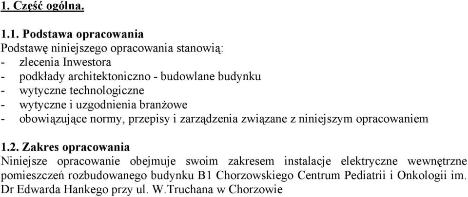 zarządzenia związane z niniejszym opracowaniem 1.2.