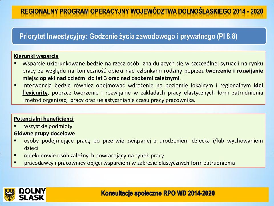 opieki nad dziećmi do lat 3 oraz nad osobami zależnymi.