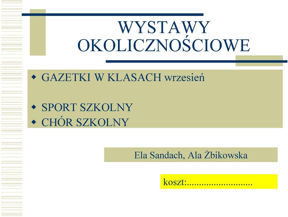 wrzesień SPORT SZKOLNY