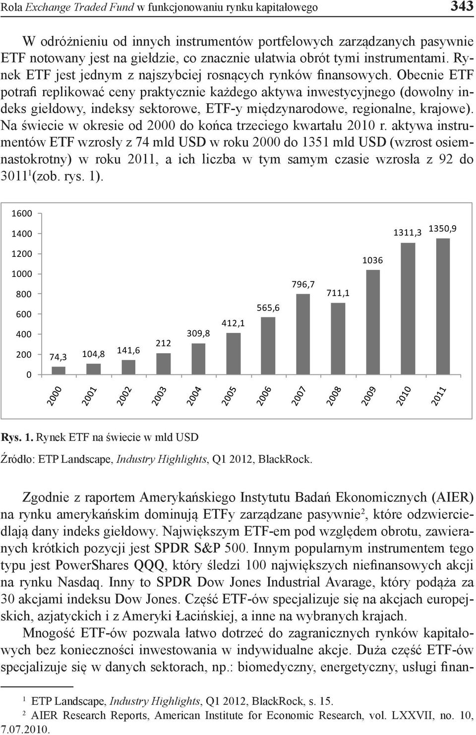 Obecnie ETF potrafi replikować ceny praktycznie każdego aktywa inwestycyjnego (dowolny indeks giełdowy, indeksy sektorowe, ETF-y międzynarodowe, regionalne, krajowe).