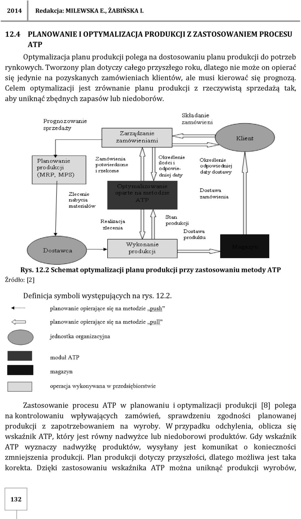 Celem optymalizacji jest zrównanie planu produkcji z rzeczywistą sprzedażą tak, aby uniknąć zbędnych zapasów lub niedoborów. Źródło: [2] Rys. 12.