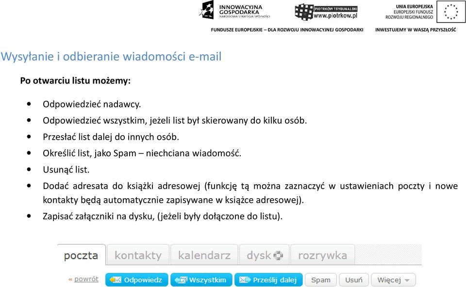 Określić list, jako Spam niechciana wiadomość. Usunąć list.