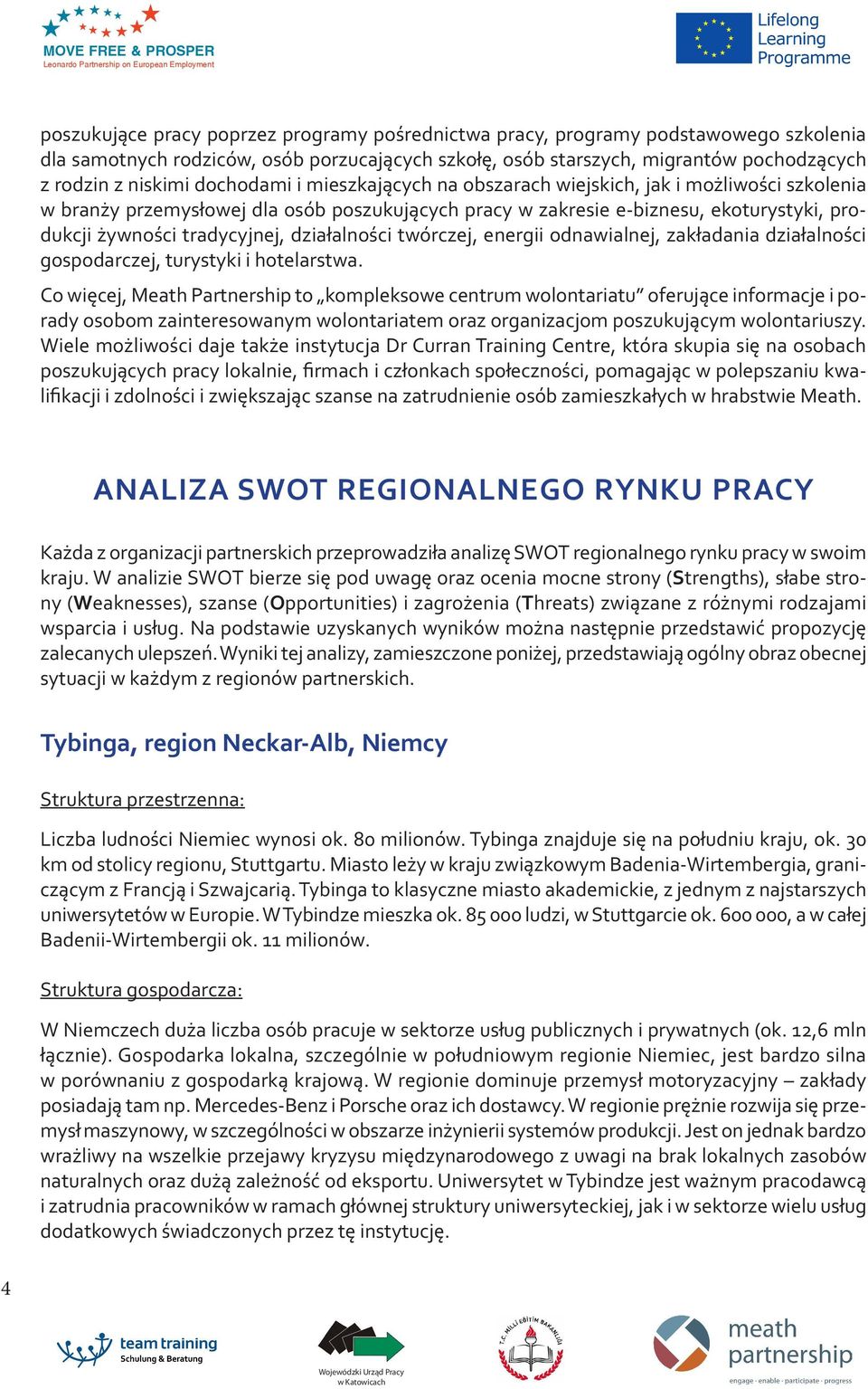 działalności twórczej, energii odnawialnej, zakładania działalności gospodarczej, turystyki i hotelarstwa.