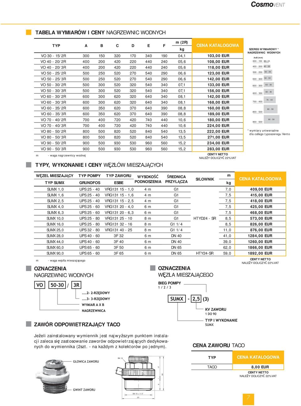 340 07,1 133,00 EUR VO 50-30/3R 500 300 520 320 540 340 07,1 156,00 EUR VO 60-30/2R 600 300 620 320 640 340 08,1 142,00 EUR VO 60-30/3R 600 300 620 320 640 340 08,1 168,00 EUR VO 60-35/2R 600 350 620