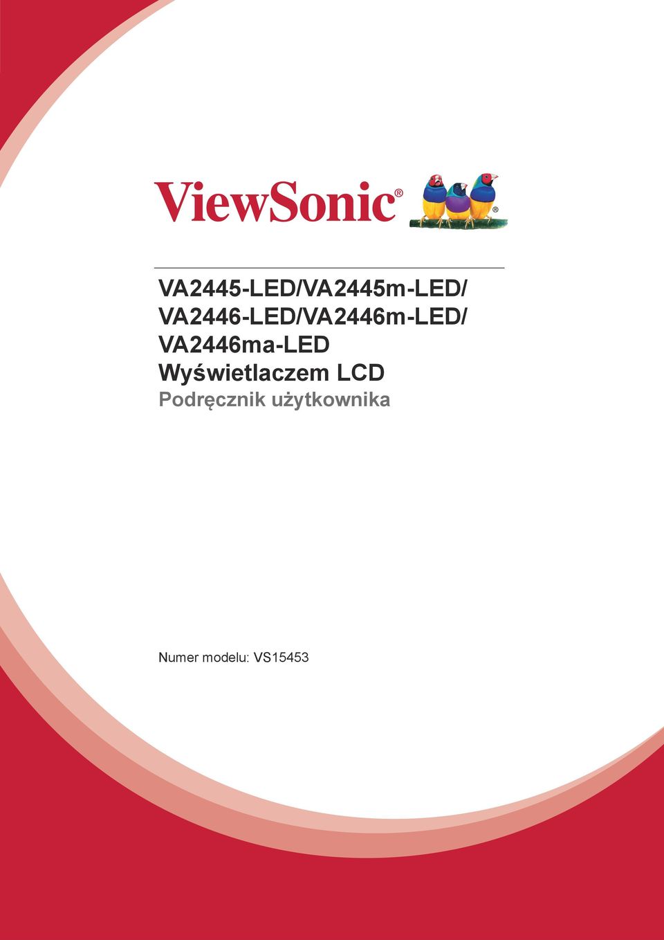 VA2446ma-LED Wyświetlaczem LCD