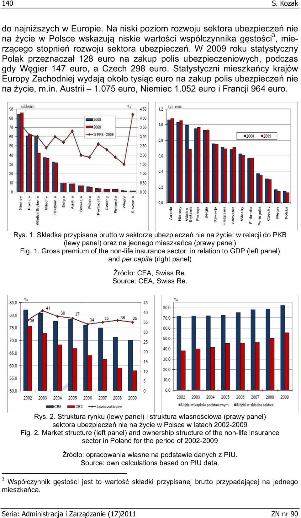 Statystyczni mieszka cy krajów Europy Zachodniej wydaj oko o tysi c euro na zakup polis ubezpiecze nie na ycie, m.in. Austrii 1.