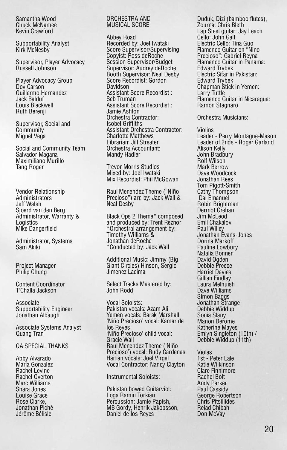 den Berg Administrator, Warranty & Logistics Mike Dangerfi eld Administrator, Systems Sam Akiki Project Manager Philip Chung Content Coordinator T Challa Jackson Associate Supportability Engineer