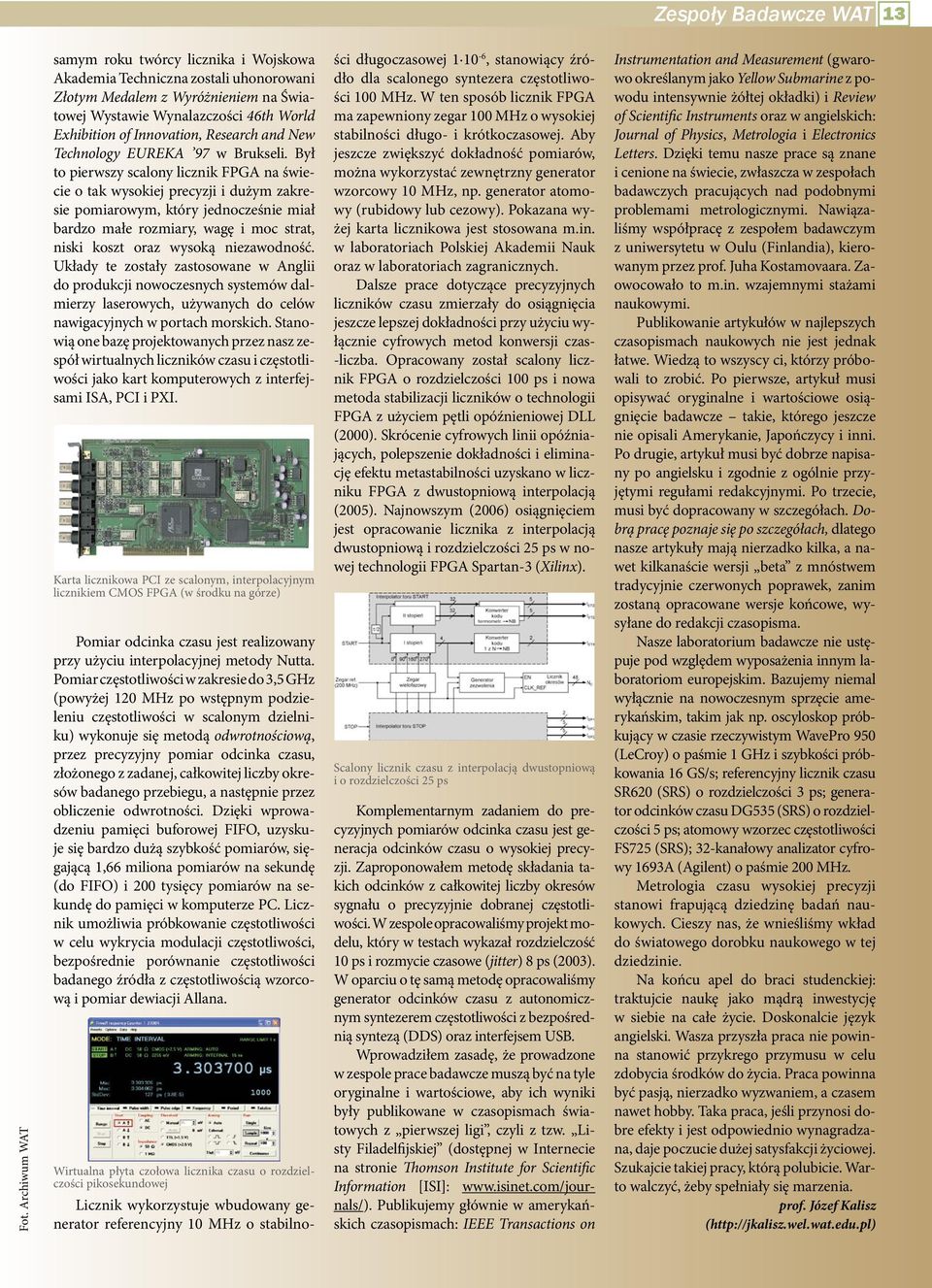 Research and New Technology EUREKA 97 w Brukseli.