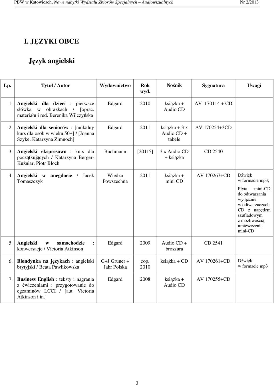 Angielski ekspresowo : kurs dla początkujących / Katarzyna Berger- Kuźniar, Piotr Błoch Edgard 2010 książka + Edgard 2011 książka + 3 x + tabele Buchmann [2011?