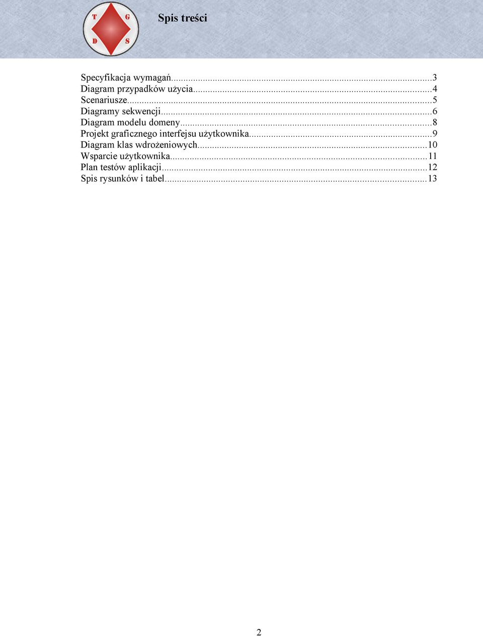 ..8 Projekt graficznego interfejsu użytkownika.