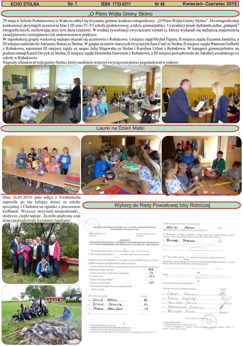 Uczestnicy pisali dyktanda pe³ne pu³apek ortograficznych, zachowuj¹c przy tym du ¹ czujnoœæ.