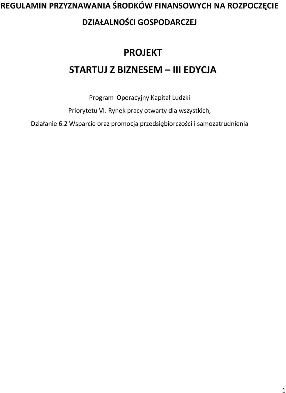Kapitał Ludzki Priorytetu VI.