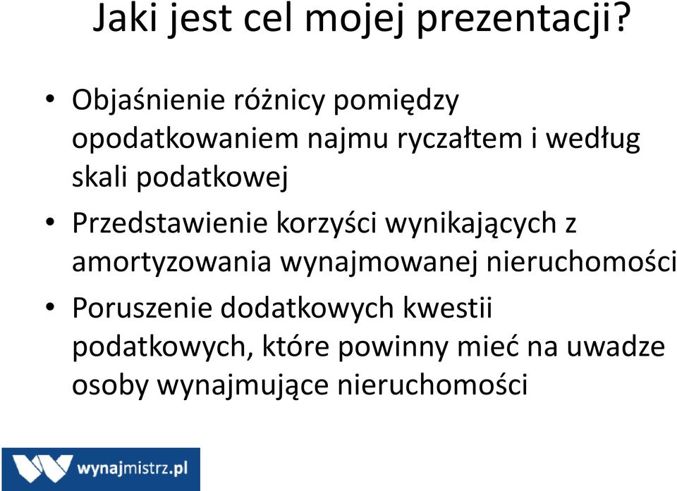 podatkowej Przedstawienie korzyści wynikających z amortyzowania