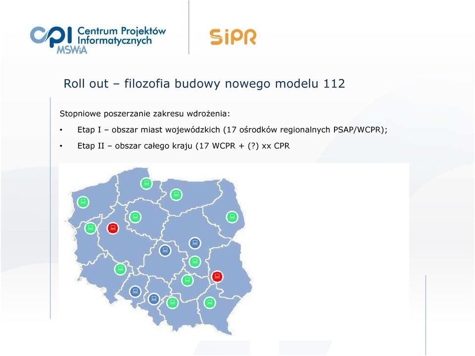 obszar miast wojewódzkich (17 ośrodków regionalnych