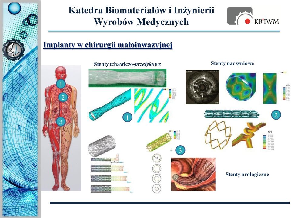 małoinwazyjnej Stenty
