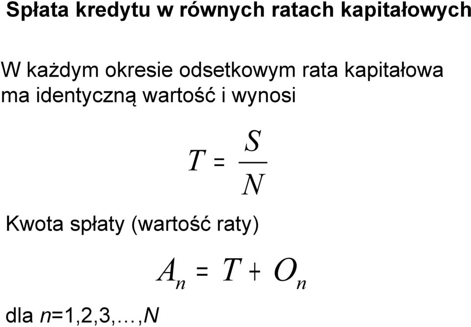 odsetkowym ata kapitałowa ma idetyczą