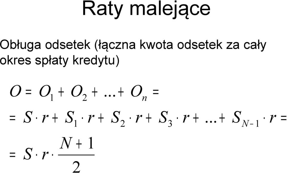 odsetek za cały okes