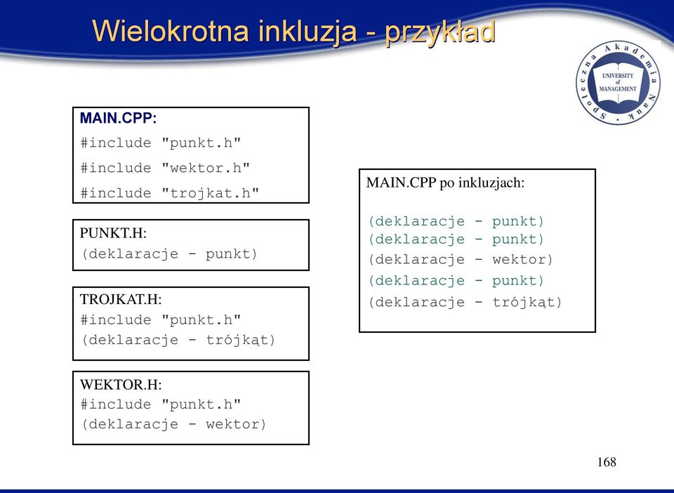 h" (deklaracje - trójkąt) MAIN.