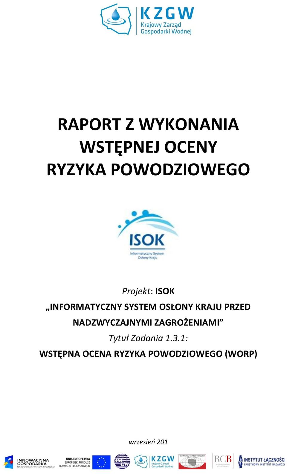 OSŁONY KRAJU PRZED NADZWYCZAJNYMI ZAGROŻENIAMI Tytuł