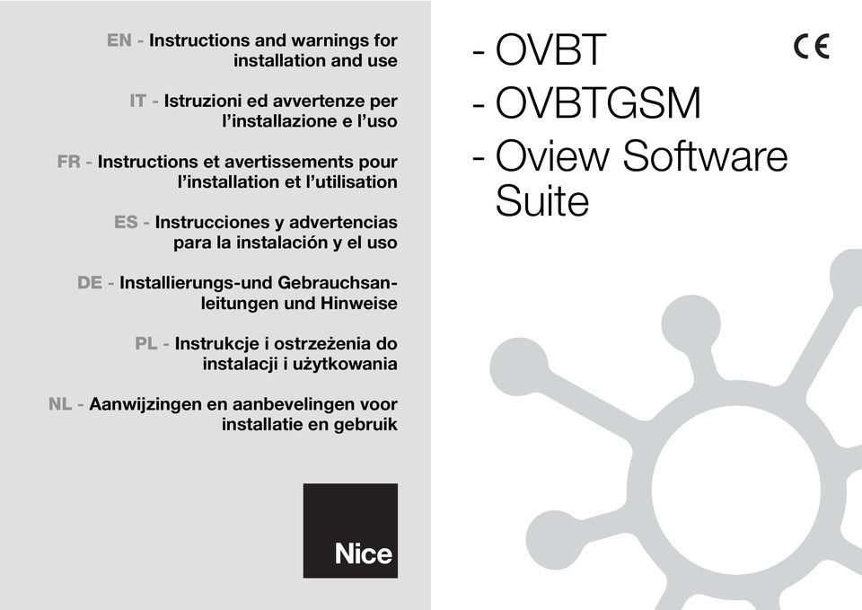 instalación y el uso - OVBT - OVBTGSM - Oview Software Suite DE - Installierungs-und Gebrauchsanleitungen und