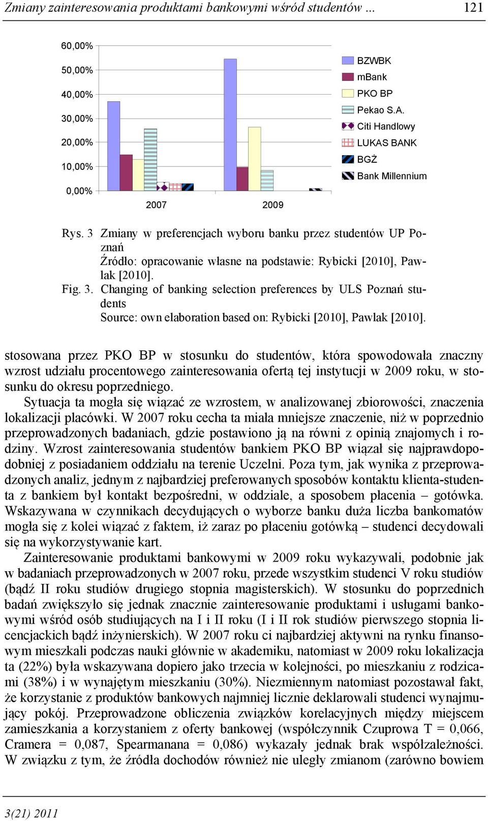 stosowana przez PKO BP w stosunku do studentów, która spowodowała znaczny wzrost udziału procentowego zainteresowania ofertą tej instytucji w 2009 roku, w stosunku do okresu poprzedniego.