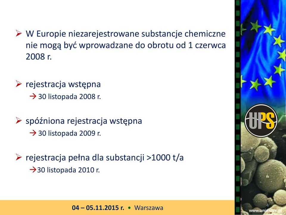 rejestracja wstępna 30 listopada 2008 r.