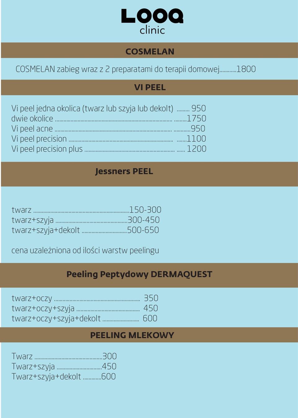 ..150-300 twarz+szyja...300-450 twarz+szyja+dekolt.