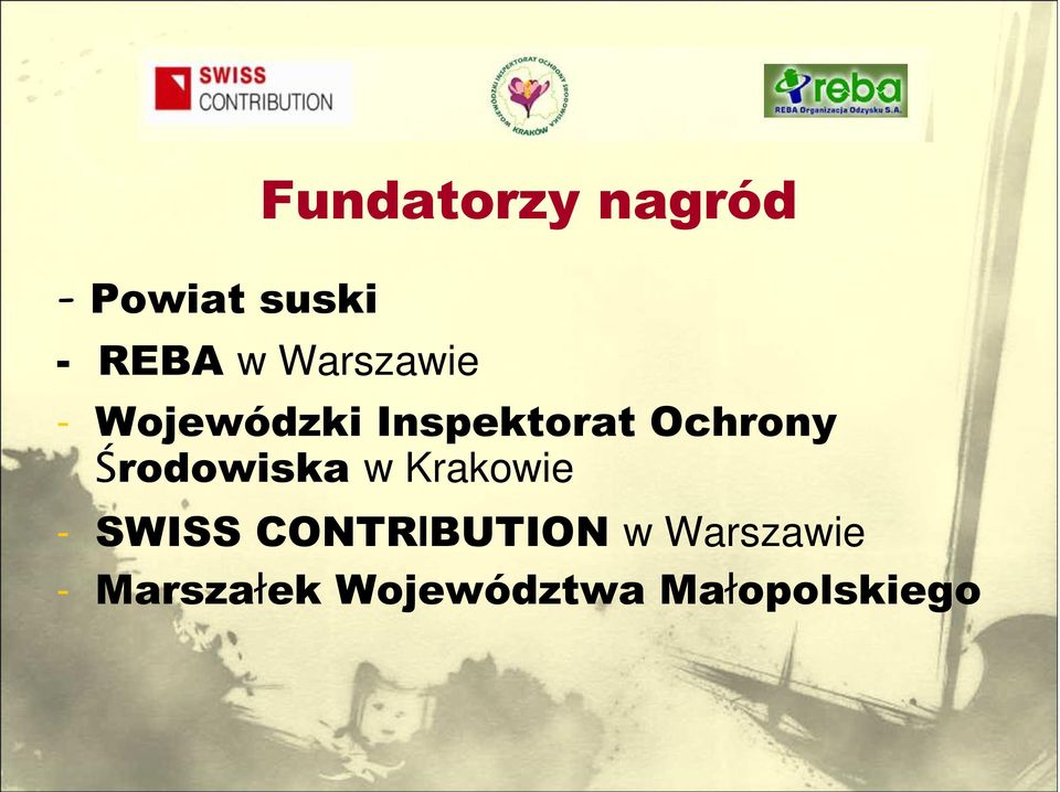 Środowiska w Krakowie - SWISS CONTRIBUTION w