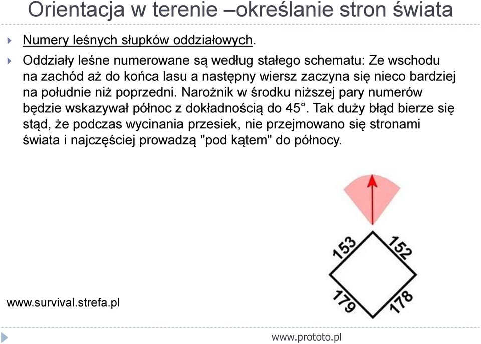 nieco bardziej na południe niż poprzedni.