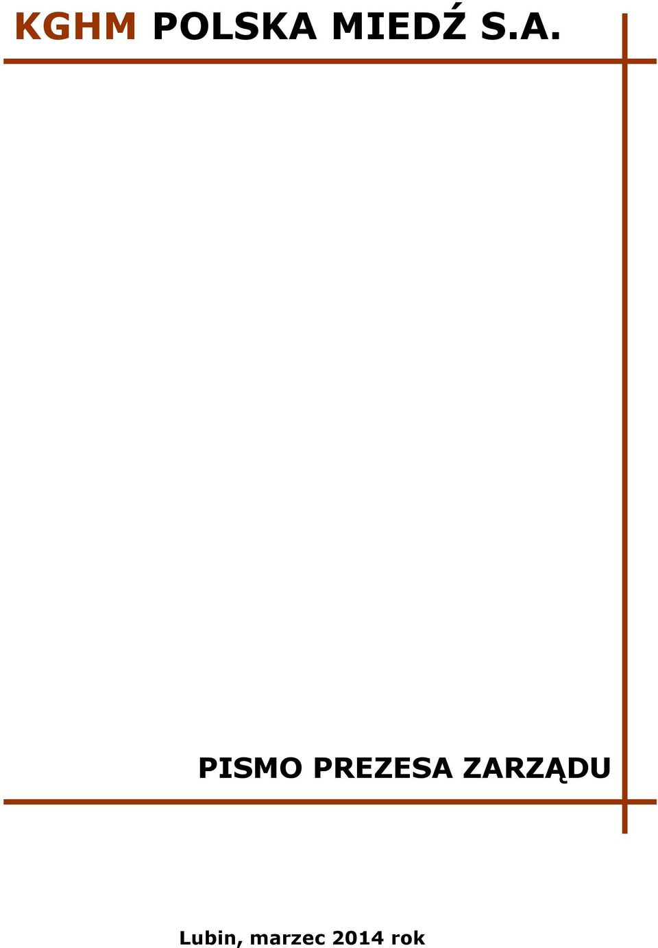 PISMO PREZESA