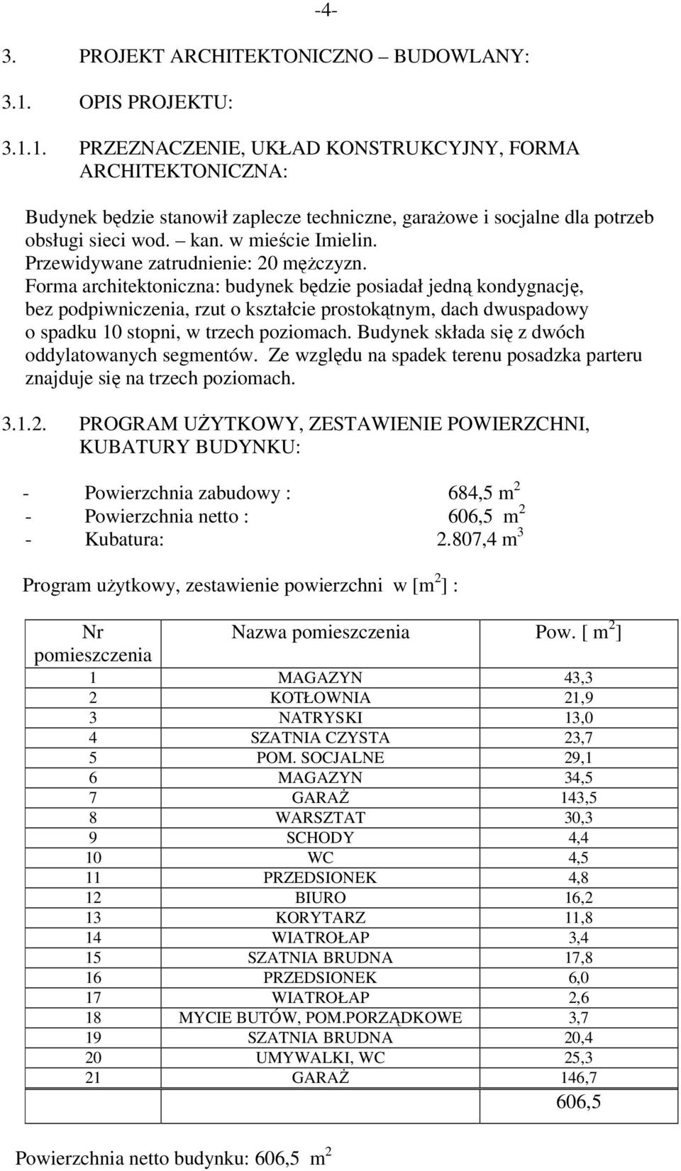 w mieście Imielin. Przewidywane zatrudnienie: 20 mężczyzn.