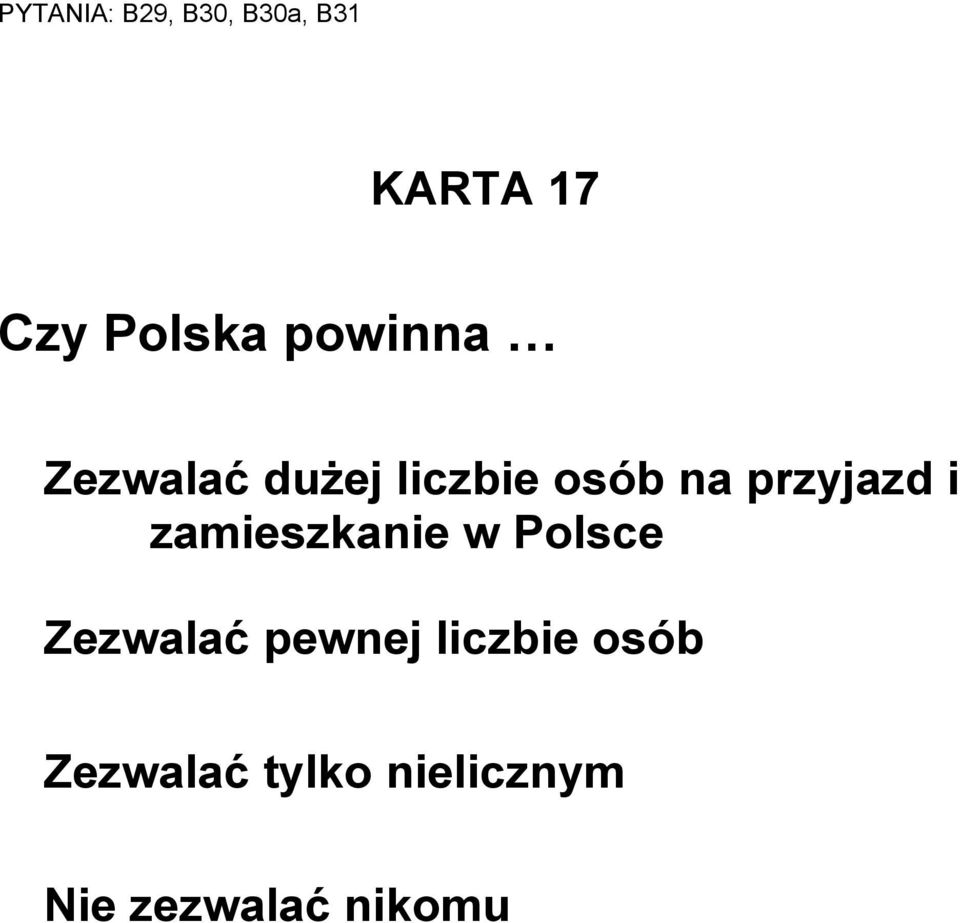 i zamieszkanie w Polsce Zezwalać pewnej liczbie