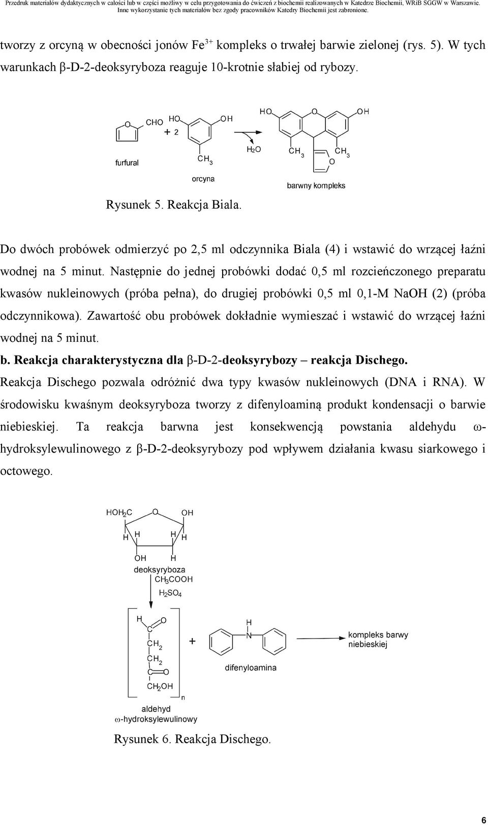 Następnie do jednej probówki dodać 0,5 ml rozcieńczonego preparatu kwasów nukleinowych (próba pełna), do drugiej probówki 0,5 ml 0,1-M NaOH (2) (próba odczynnikowa).