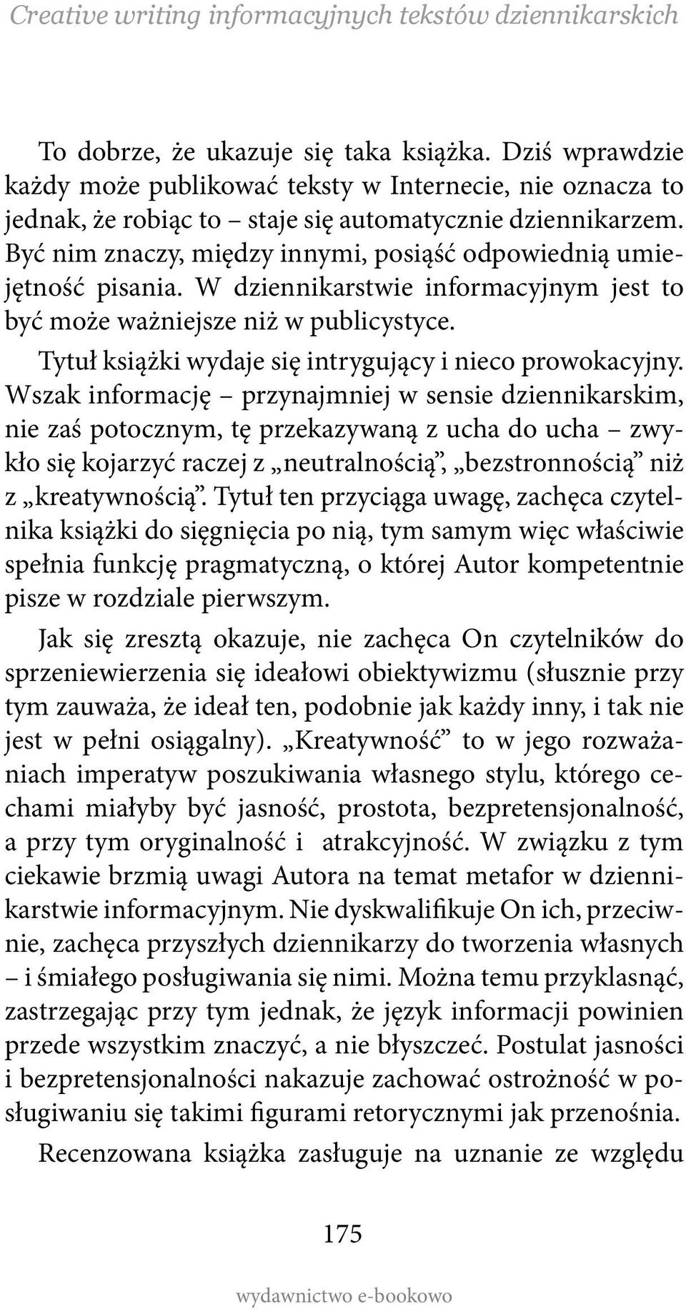 Tytuł książki wydaje się intrygujący i nieco prowokacyjny.