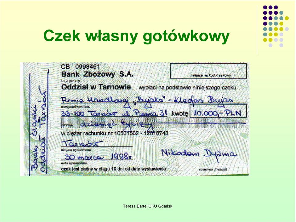 gotówkowy