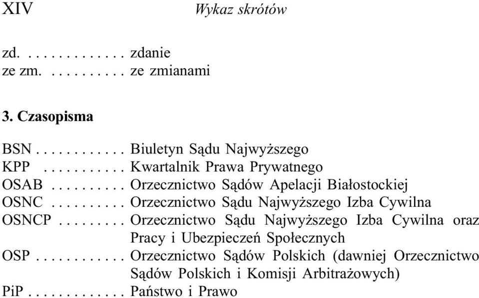 .. Orzecznictwo S¹du Najwy szego Izba Cywilna OSNCP.