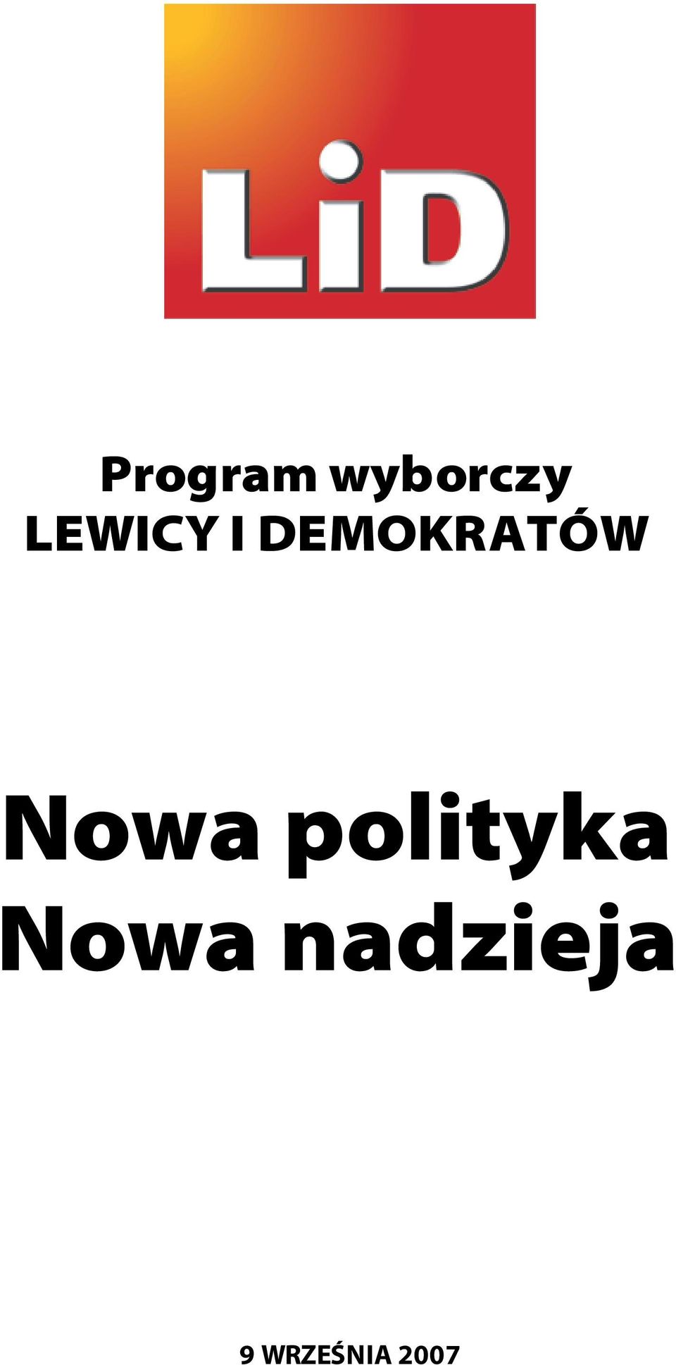 Nowa polityka Nowa