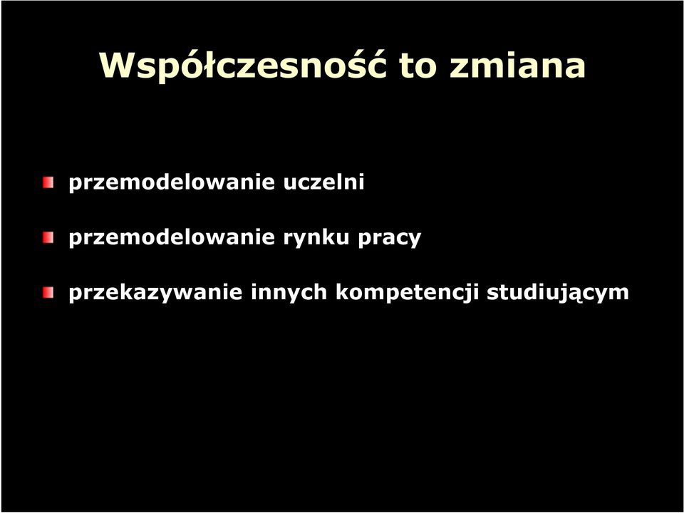 przemodelowanie rynku pracy