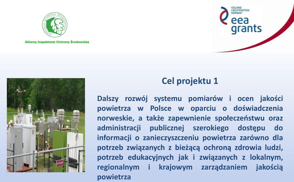 dostępu do informacji o zanieczyszczeniu powietrza zarówno dla potrzeb związanych z bieżącą ochroną