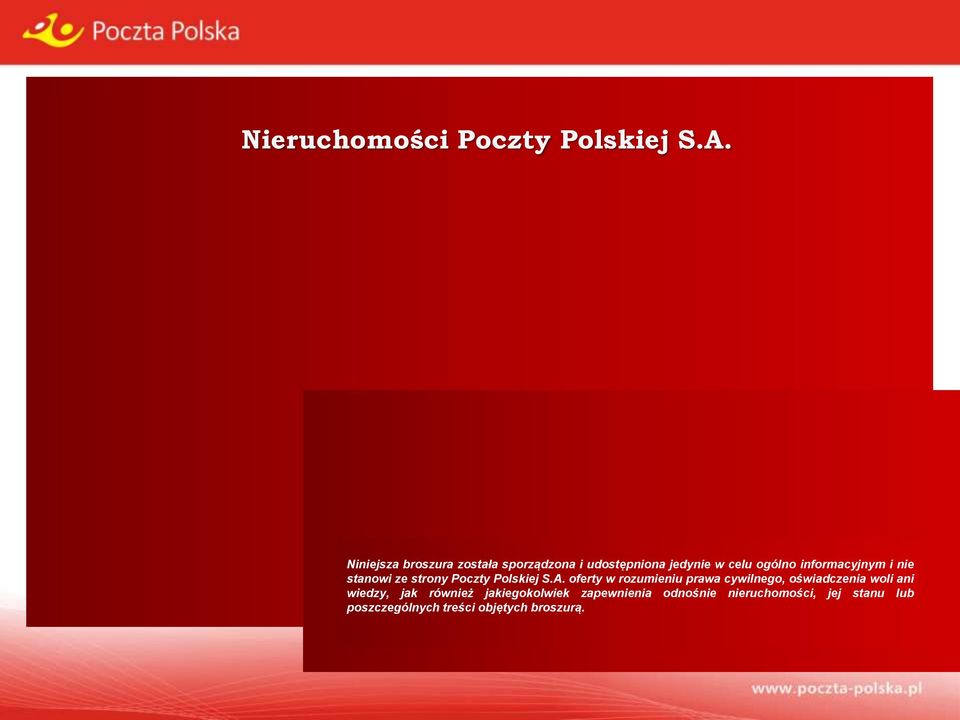 informacyjnym i nie stanowi ze strony Poczty Polskiej S.A.