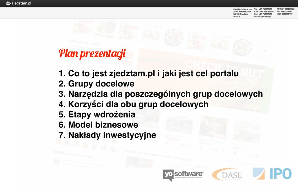 Narzędzia dla poszczególnych grup docelowych 4.