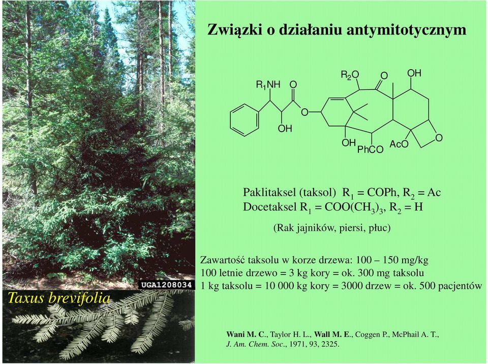 drzewa: 100 150 mg/kg 100 letnie drzewo = 3 kg kory = ok.