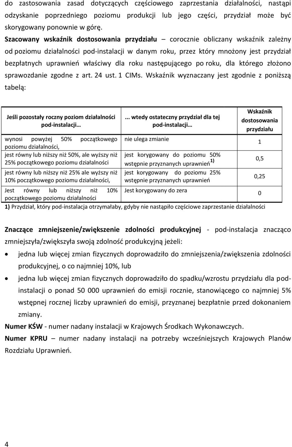 dla roku następującego po roku, dla którego złożono sprawozdanie zgodne z art. 24 ust. 1 CIMs.